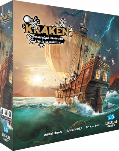 Друштвена игра Лукрум Гејмс Кракен, скриени улоги, 5–11 играчи, шарена