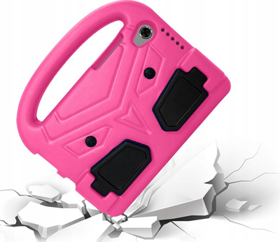 Këllëf tableti Strado FunColor Case për Lenovo Tab M8 TB-8505, EVA antishok, me dorezë edhe mbështetëse, i kuq