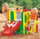 Palestrinë lodrash Little Tikes Jr Activity Gym, me tunel, me rrëshqitëse, shumëngjyrëshe