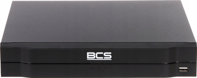 Regjistrues sigurie BCS BCS-L-XVR0801(6), 8 kanale, për kamera AHD TVI CVI, i zi