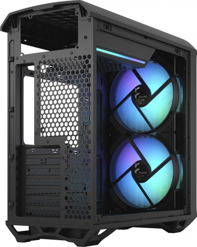 Kasë Fractal Design Torrent Compact RGB, e zezë TG Light Tint, Midi Tower
