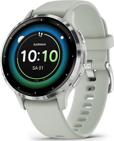 Ore sportive Garmin Venu 3S, 1.2" AMOLED, GPS, jeshile Mint