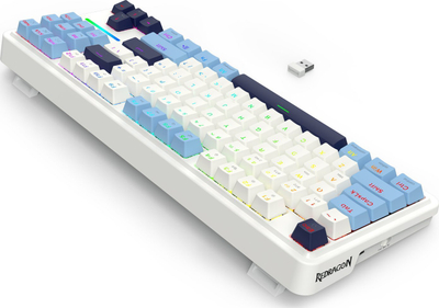 Гејминг тастатура Redragon K728 Pro, механичка 80% TKL, безжична 3 во 1, RGB