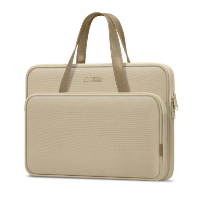 Çantë laptopi Tech-Protect Carrying Bag, 13-14", që s’e kap uji, bezhë