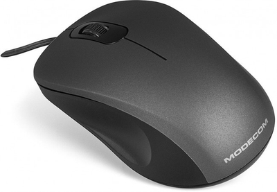 Машински глушец Modecom M10S Silent, оптички, 1000 DPI, црн