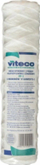 Патрони филтри за вода Viteco String Cartridge SP 10/100, 10\", 100 микрони, бела