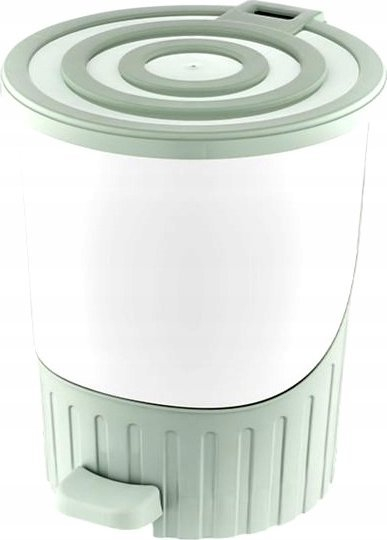 Kosh me pedale “RAINBOW PASTEL”, 6L, plastik, me ngjyra
