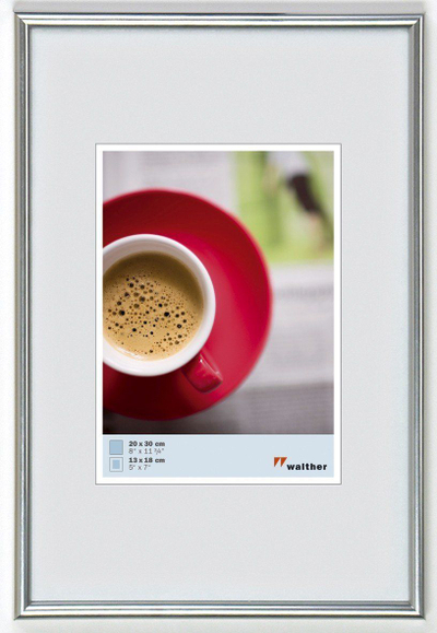 Kornizë fotografie Walther Gallery (KS030H), 20x30cm, e argjendtë
