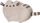 Lodër pelushi Pusheen Classic, 14 cm, gri