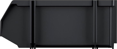 Kuti plastike ruajtje Click Box, 45x30x19 cm, e zezë