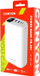 Powerbank Canyon CNE-CPB301W, 30000mAh, Quick Charge 3.0 PD, i bardhë