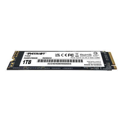 SSD диск Patriot Viper P320, M.2, 1TB, PCIe