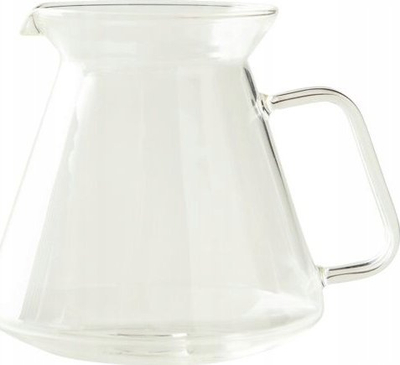Enë kafje prej qelqi Origami Coffee Server, 710ml, rezistente ndaj nxehtësisë, transparente