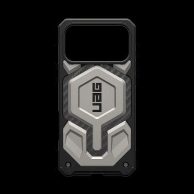 Maskë telefoni Urban Armor Gear Monarch Pro për iPhone 17 Pro Max 6.9", MagSafe, gri me të zezë