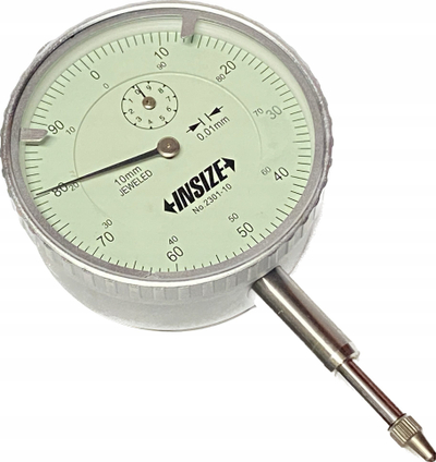 Orë matëse Insize 2301-10, diapazon 10mm, ndarje 0.01mm, ngjyrë argjend