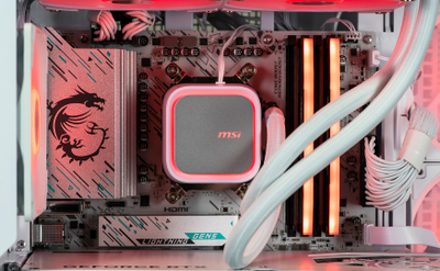 Гејминг компјутер Actina Ryzen 7 7800X3D, 32GB RAM, RTX 5070 Ti, 1TB SSD, бел