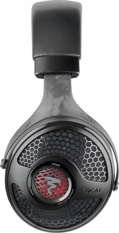 Kufje Focal Utopia 2022 mbi vesh, hi-fi, open back, me tela, të zeza
