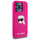 Futrollë telefoni Karl Lagerfeld KLHMP15LSKHPPLF, për iPhone 15 Pro 6.1", hardcase, fuchsia