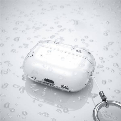 Këllëf për kufje Tech-Protect FlexAir, për Apple AirPods Pro 1 2, transparent
