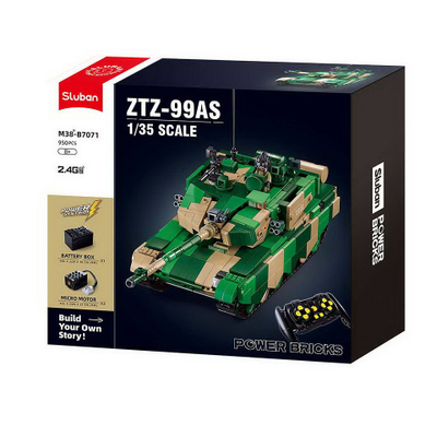 Lodër Sluban Sluban Army RC gevechts tank ZTZ-99AS M38-B7071