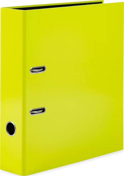 Dosje unazore HERMA NEON, A4, shpinë 70mm, neon e verdhë