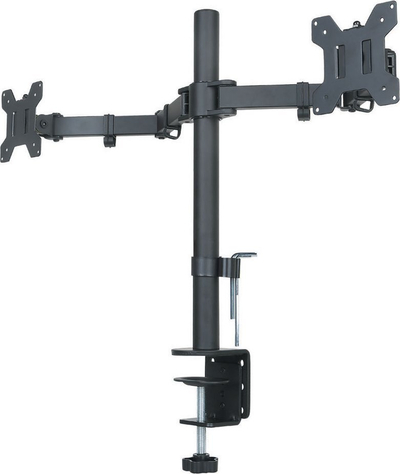 Mbajtëse Art për 2 monitorë, 13" - 27", e zezë