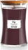 Миризлива свеќа WoodWick Phantom Cherry, 180 часа, hourglass, мирис на црна вишна