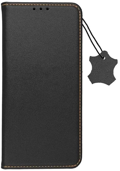 Kалъф телефон Smart Pro Book за Xiaomi Redmi Note 14 Pro 4G, кожа, со држач, црн