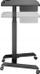 Tavolinë pune Maclean MC-903B, workstation me rregullim lartësie, e zezë