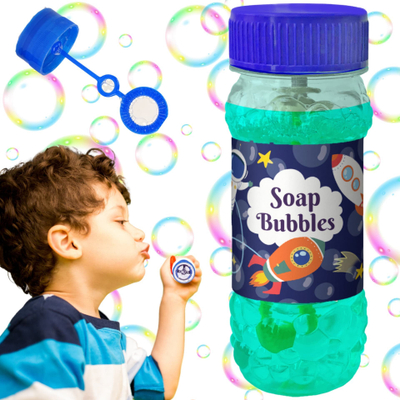 Lodër me flluska sapuni Dodo Space, 145 ml, me shkopth, shumëngjyrëshe