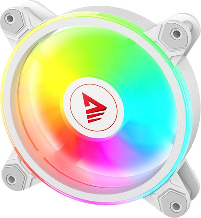 Ventilatorë për kasë Savio FAN-01, 120mm, ARGB, të bardhë