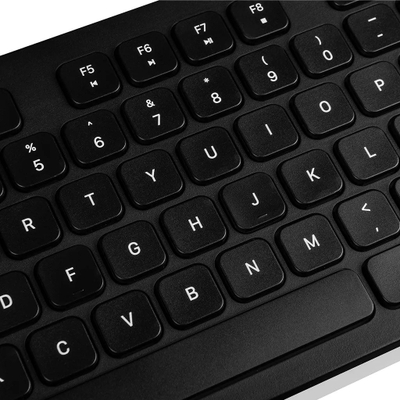 Тастатура Modecom 5200U, со кабел, USB, црна