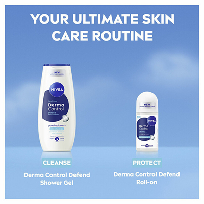 Antiperspirant roll-on për femra Nivea Derma Control Defend, 50 ml