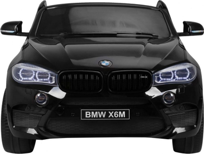 Makinë elektrike për fëmijë BMW X6M XXL, 2 vende, telekomandë, e zezë me shkëlqim