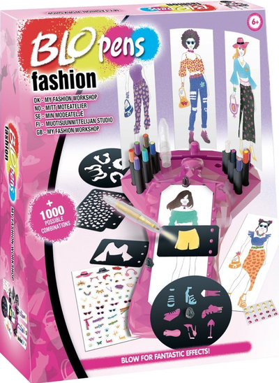 Set kreativ vizatimi BLOPENS Fashion Designer, punëtori mode, për fëmijë 6+
