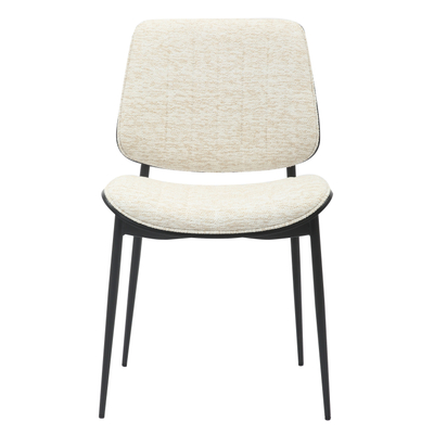 Karrige ngrënieje Conti 48,5x56x82,5Hcm (HM9983.02), zezë