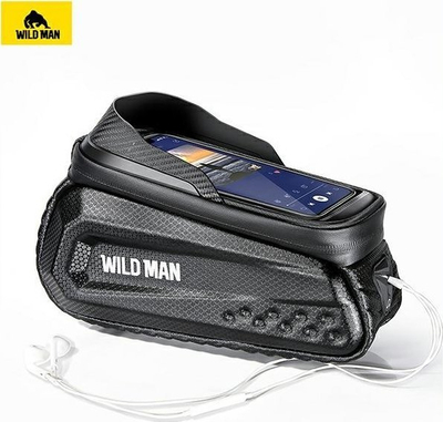Çantë për kornizë biçiklete Wildman E10S L, 1L, që s’e ha goma, e zezë