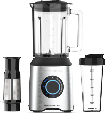 Blender Taurus Prior Advance 1800, 1800W, kana xhami 1.8L, argjendtë e zezë
