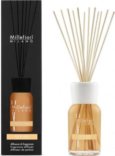 Difuzor arome Millefiori Milano Natural, Lime dhe Vetiver, 500ml