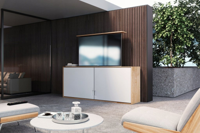 Stendë TV Driak Electric Lift, mobile, deri 80", 60kg, e zezë