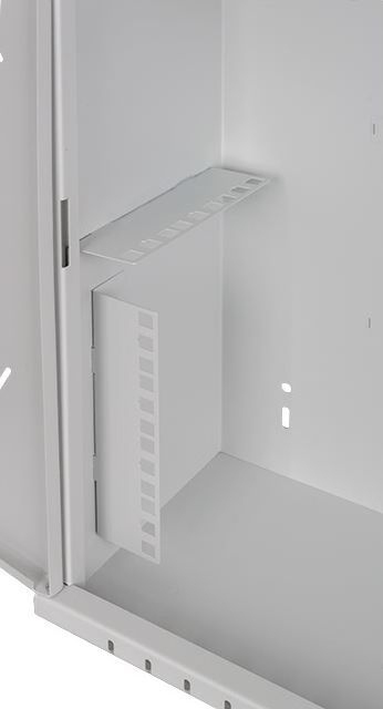 Kabinet rrjeti i varur NETRACK V-Line Rack 19" 3/4U, 180mm, derë metalike, gri