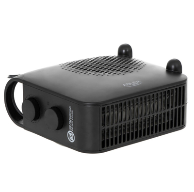 Ngrohës me ventilator Adler AD 7725b, 2 nivele fuqie, termostat i integruar, i zi