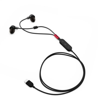 Kufje Lenovo Go USB-C In-ear, ANC, të zeza