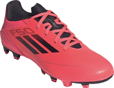 Këpucë futbolli Adidas F50 Club FxG IE0613, për bar të gjallë, portokalli me tê kuqe