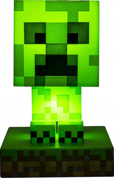 Dritë dekorative Paladone Minecraft Creeper Icon Light 62, LED, shumëngjyrëshe