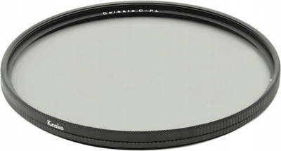 Filtër polarizues Kenko Celeste, 58 mm, për lentë aparati, i zi
