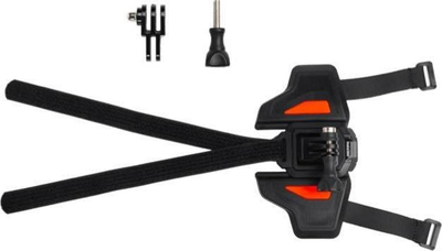 Mbajtëse për helmetë Insta360 Helmet Chin Mount, për kamera aksioni, e zezë portokalli