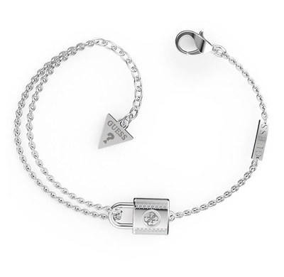 Byzylyk për femra Guess Keep Me Close JUBB01100JWRH, i argjendtë