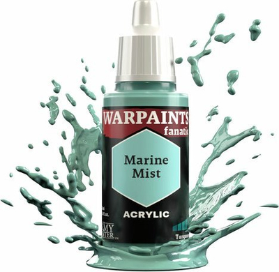 Ngjyrë akrilike The Army Painter Warpaints Fanatic Marine Mist, 18ml, për miniatura