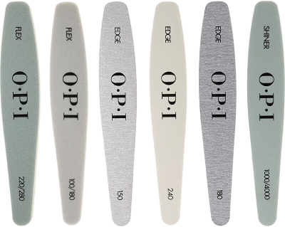 Limë thonjësh OPI Sample Pack, 6 copë
